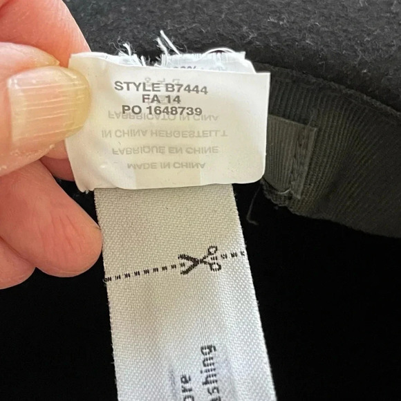 J.Crew Floppy felt hat in Black main image 5